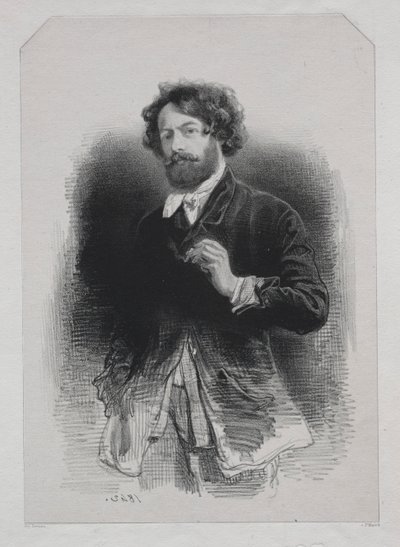 Self-Portrait by Paul Gavarni