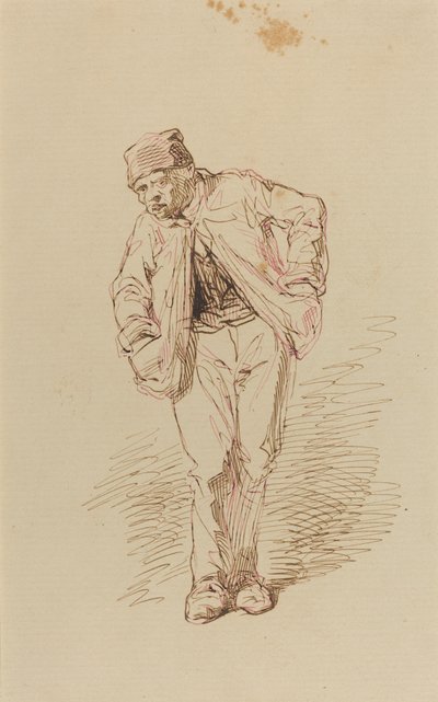 Sketch of a Man by Paul Gavarni