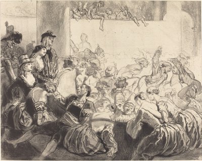 The Masked Ball by Paul Gavarni
