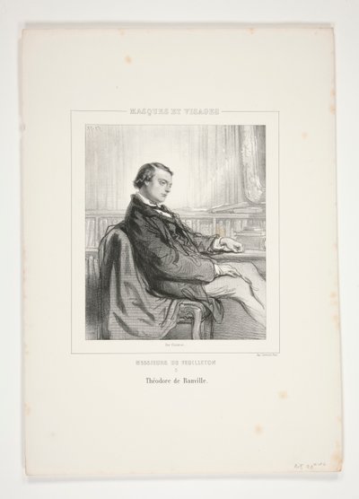 Theodore de Banville by Paul Gavarni