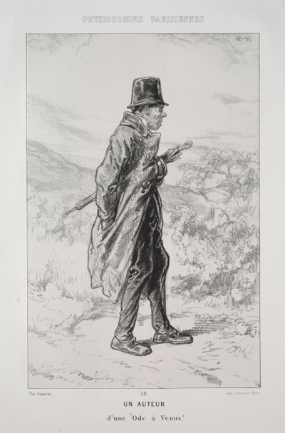 An Author by Paul Gavarni
