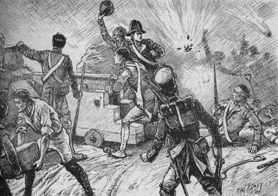 The Garrison Met The Bombardment Bravely, 1902 by Paul Hardy
