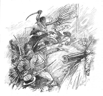They Strove To Scale The Rampart, 1902 by Paul Hardy