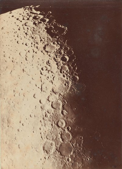 Lunar Photograph, South Pole, 1890 by Paul Henry