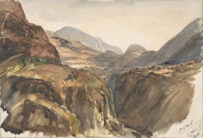 Mountain View at Oisans Isère by Paul Huet