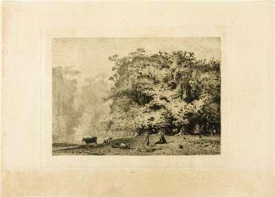 Near Fontainebleau by Paul Huet