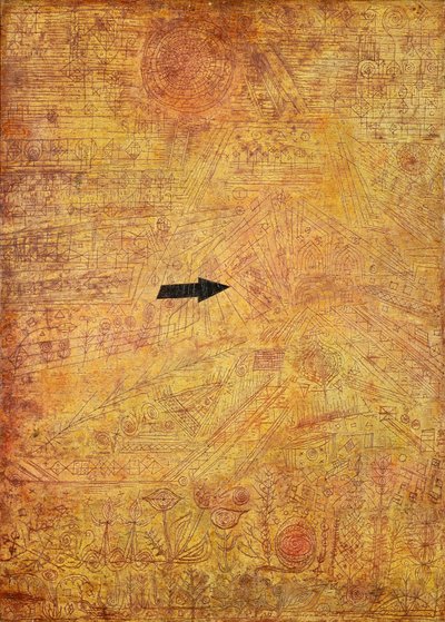 Arrow in the Garden by Paul Klee