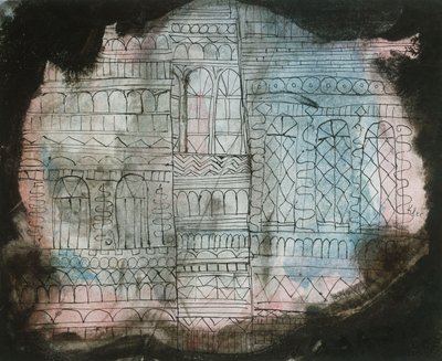 Burning Castle by Paul Klee