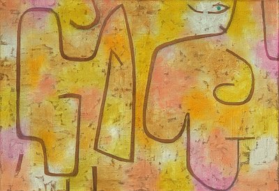 Lady and Fashion. 1938 by Paul Klee