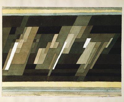 Diagonal Media by Paul Klee