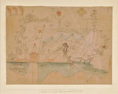 Drawing for the Boat Rental, 1918 by Paul Klee