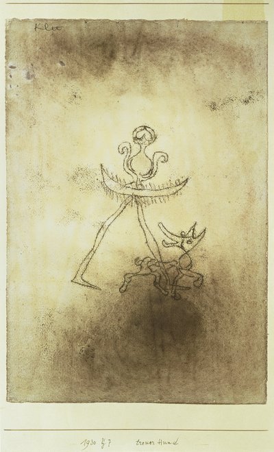 Faithful Dog by Paul Klee