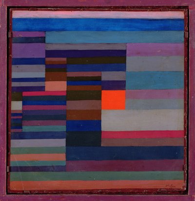Fire in the Evening by Paul Klee