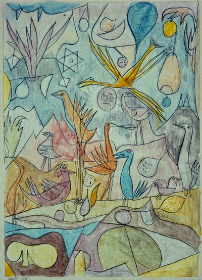Flock of Birds by Paul Klee