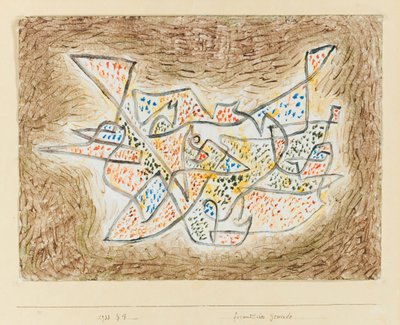 Friendly Meandering by Paul Klee