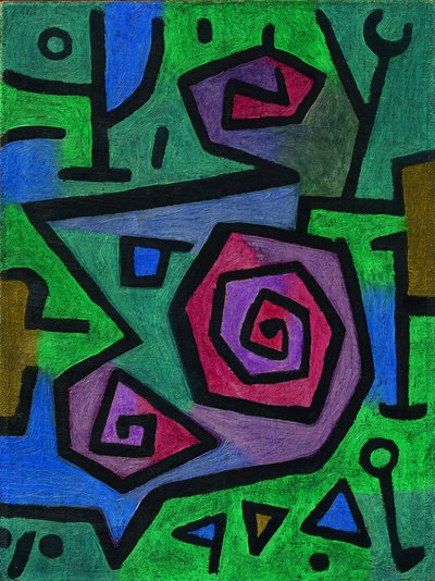 Heroic Roses, 1938 by Paul Klee