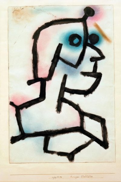 Warrior Steel Gaze by Paul Klee