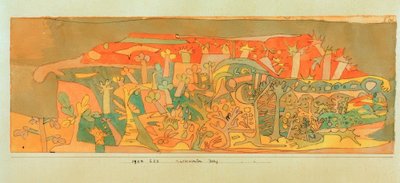 Cultivated Mountain by Paul Klee