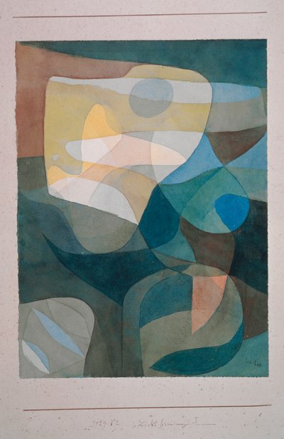 Light Broadering I by Paul Klee
