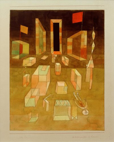 Uncomposed in Space by Paul Klee