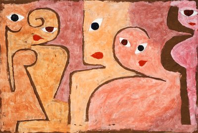 Open-Eyed Group by Paul Klee
