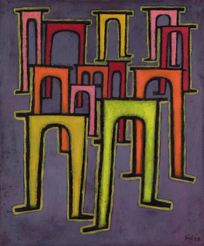Revolution of the Viaduct by Paul Klee