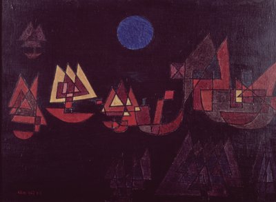 Ships in the Dark by Paul Klee