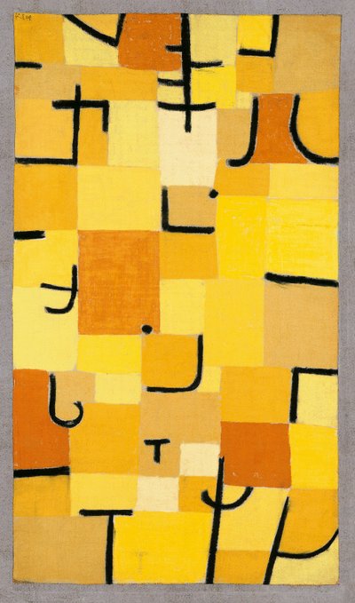 Signs in Yellow by Paul Klee