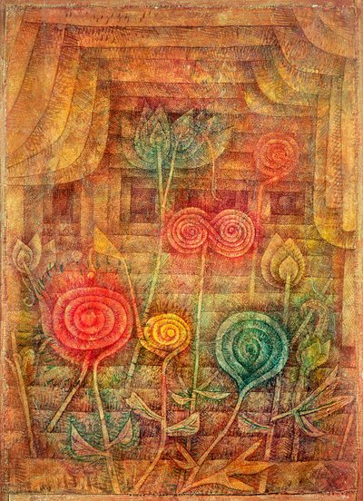 Spiral Flowers by Paul Klee