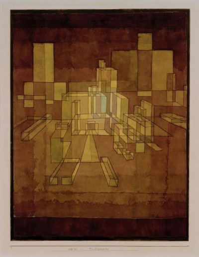 City Perspective by Paul Klee