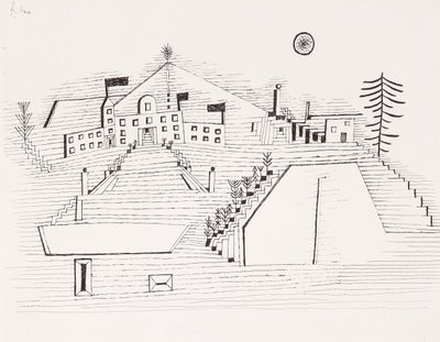 Summer Palace at Beride by Paul Klee