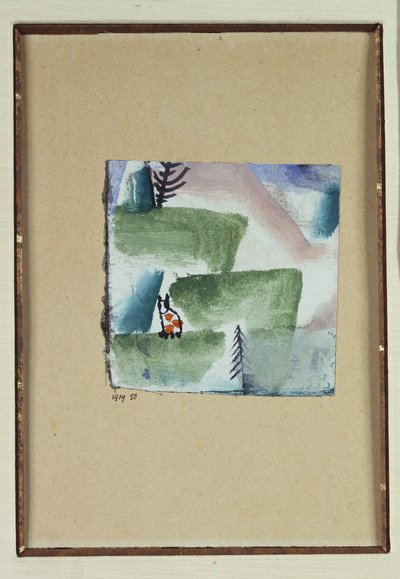 The Territory of a Tom Cat by Paul Klee
