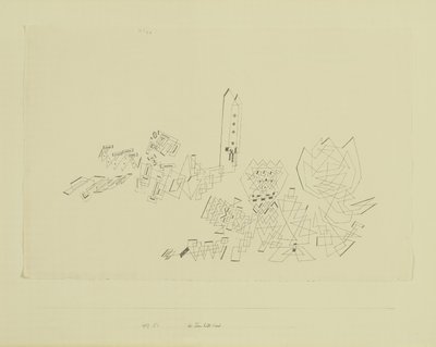 The Tower Withstands Attack by Paul Klee