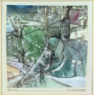 Utility Poles by Paul Klee