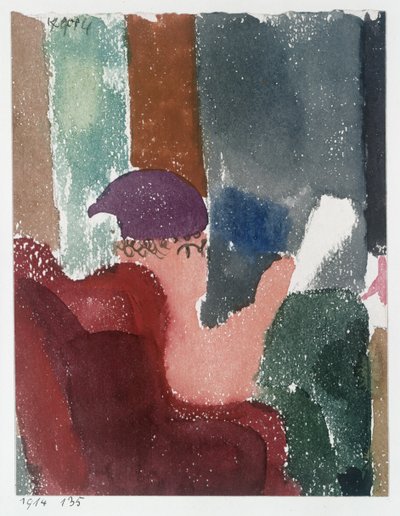 Violet Cap by Paul Klee