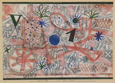 With the Wheel by Paul Klee