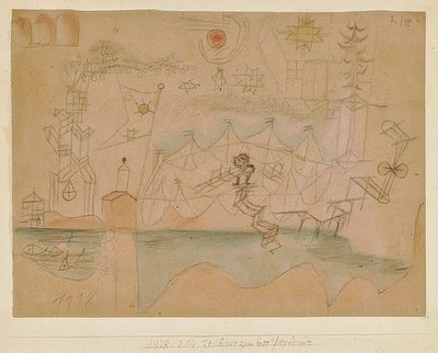 Drawing for the Boat Rental by Paul Klee
