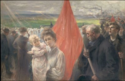 A Strike at Saint-Ouen by Paul Louis Delance