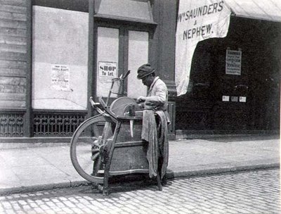 A London Knife Grinder by Paul Martin