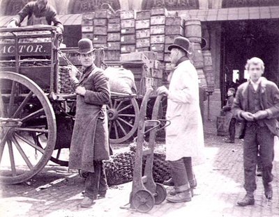 Unloading at Billingsgate Market by Paul Martin