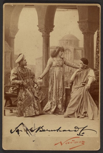 Sarah Bernhardt as Gismonda by Paul Nadar