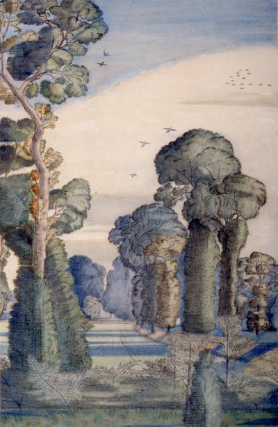 A Landscape at Wood Lane by Paul Nash