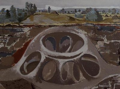 Earth Home or The Fortress by Paul Nash