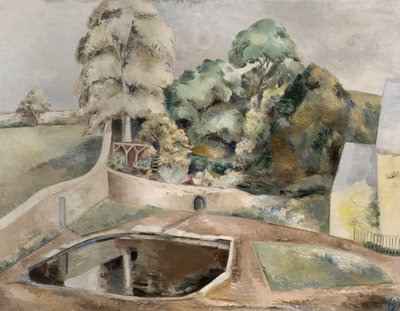 The Pond at Souldern by Paul Nash