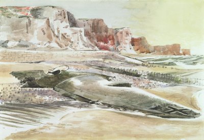 The Raider on the Shore by Paul Nash