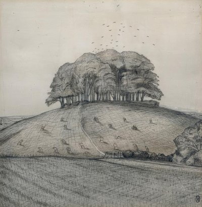 The Wood on the Hill by Paul Nash