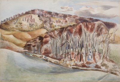 Wood and Hill by Paul Nash
