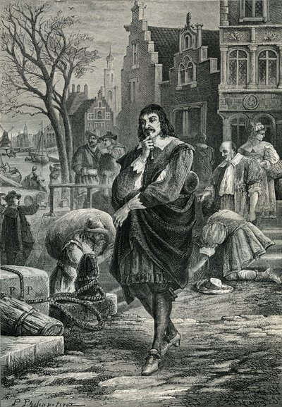 René Descartes in Amsterdam by Paul Phillipoteaux