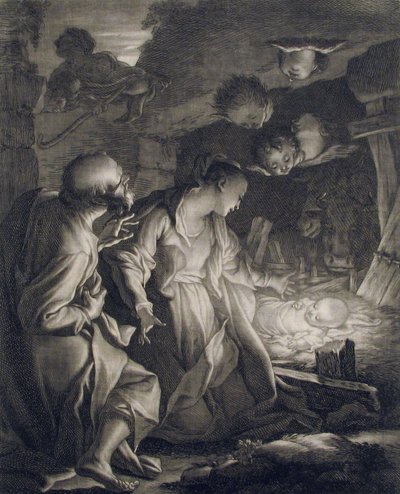 Nativity, 1727 by Paul Ponce Antoine Robert