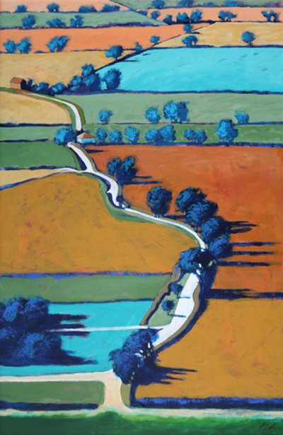 Lane towards Ledbury by Paul Powis